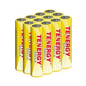 Tenergy Solla AAA Rechargeable Solar Batteries, 12 Pack