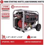 SIMPSON SPG8310E Portable Gas Generator with Electric Start