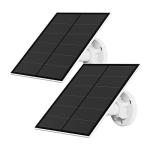 5W Solar Panel for Security Cameras - 2 Pack