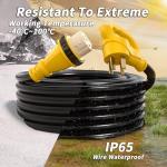 50FT 50 Amp Generator Extension Cord with Twist Lock