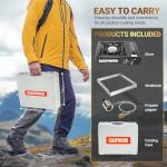 Dual Fuel Camping Stove with Propane Adapter