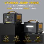 VTOMAN 2376Wh Portable Power Station Bundle with Solar