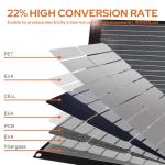 EnginStar 100W Foldable Solar Panel Charger