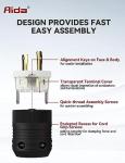 AIDA 30 Amp Locking Plug for Generators