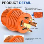 Nilight 30A RV Power Adapter with Locking Plug