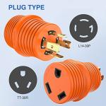 Nilight 30A RV Power Adapter with Locking Plug