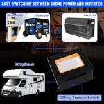 30 Amp Automatic Transfer Switch for RVs and Homes