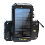 36800mAh Solar Power Bank with LED Flashlight