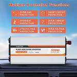 OUBOTEK 500W Pure Sine Wave Power Inverter