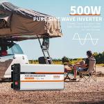 OUBOTEK 500W Pure Sine Wave Power Inverter