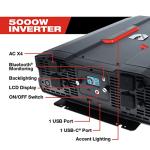 Cummins 5000W Inverter for Trucks and Camping