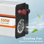 OUBOTEK 500W Pure Sine Wave Power Inverter