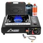 WADEO Dual Fuel Portable Camping Stove with Regulator