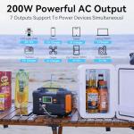 200W Portable Power Station for Camping and Emergencies