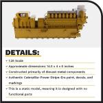1:25 Scale CAT CG260-16 Gas Generator Model