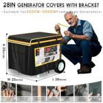 Heavy Duty Waterproof Generator Cover for 3000W-5000W