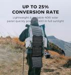 UDPOWER C400 Solar Generator Kit with 40W Solar Panel