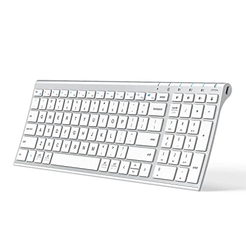 iClever BK10 Multi-Device Bluetooth Keyboard with Number Pad