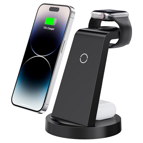 3-in-1 Wireless Charging Station for iPhone & Apple Watch