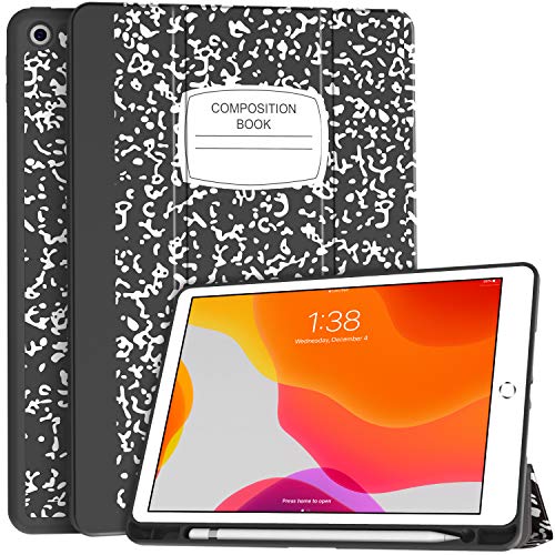 Soke iPad 10.2 Case with Pencil Holder - Black