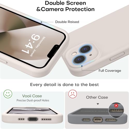 Vooii Liquid Silicone iPhone 13 Case - Stone