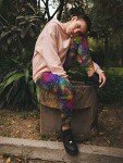 Galaxy Print 80s Leggings - Soft & Stretchy