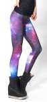Dreamy Pink & Blue Sky Yoga Leggings