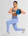High Waisted Yoga Joggers with Pockets - Cosmic Blue