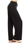 Comfy Black Lounge Leggings for Women, Large