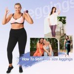 Plus Size High Waisted Leggings with Pockets