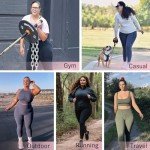 Plus Size High Waisted Leggings with Pockets