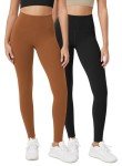 Buttery Soft Lounge Yoga Leggings – 2 Pack