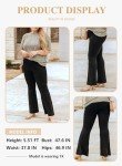 Eytino Plus Size High Waisted Flare Leggings