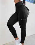 Flamingals Black Butt Lifting Workout Leggings