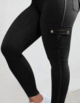 Flamingals Black Butt Lifting Workout Leggings