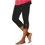 Ruziyoog Women's Capri Leggings - Lightweight Yoga Pants