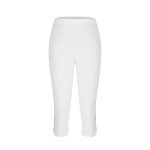 Trendy Plus Size Capri Leggings with Pockets
