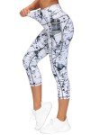 Thick High Waist Yoga Capris with Pockets
