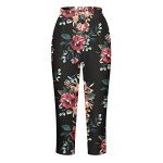 Floral Printed Women's Summer Capri Leggings