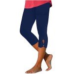 High Waisted Plus Size Capri Yoga Pants