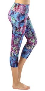 Neonysweets High Waist Printed Capri Leggings