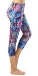 Neonysweets High Waist Printed Capri Leggings
