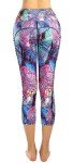 Neonysweets High Waist Printed Capri Leggings
