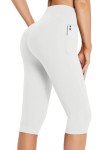 BALEAF Women's High Waisted Knee Length Leggings