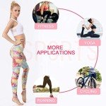 Witkey High Waist Printed Yoga Leggings for Women