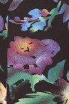 Rainforest Flower Print Jogger Pants with Pockets