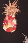 Tropical Pineapple Printed Biker Shorts in Medium