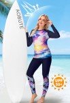 Tropical UV Protection Swim Leggings for Women