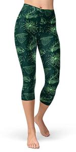 Sissycos Under The Sea Capri Leggings - Tropical Fish