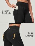High Waist Compression Leggings with Pockets for Women